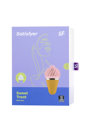 Вибромассажер Satisfyer layons Sweet Treat, розовый, 10,4 см