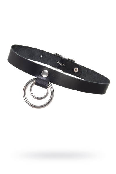Чокер-ошейник Pecado BDSM, кольцо в кольце